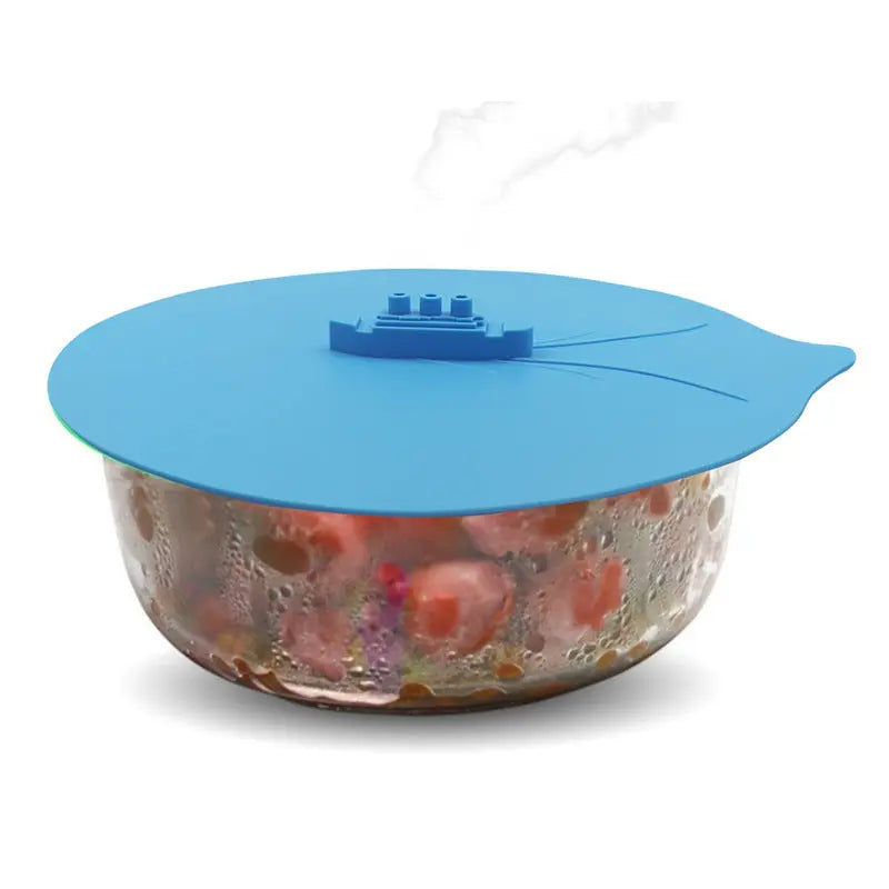 Cooking Lid Steam Ship Boat Silicone For Home House Maroon Asteria