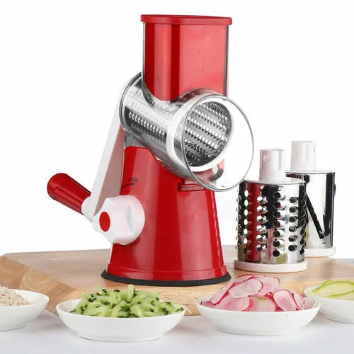 Food Processor Vegetable Chopper Kitchen Roller Gadgets Maroon Asteria