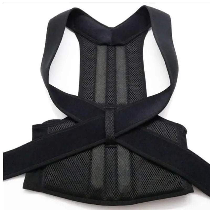 Adjustable Posture Corrector Low Back Support Shoulder Brace Belt For - Dwelra