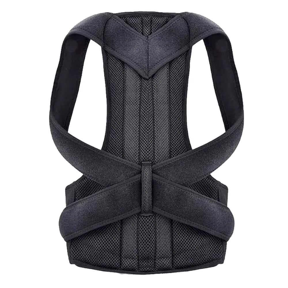 Adjustable Posture Corrector Low Back Support Shoulder Brace Belt For - Dwelra