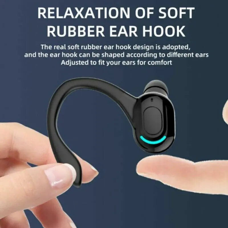 New Bluetooth 5.1 Headset Wireless Earbuds Earphones Stereo Headphones Puce Gaia