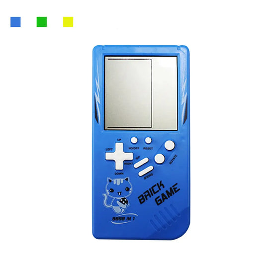 Retro Childhood Tetris Handheld Game Player Teal Simba