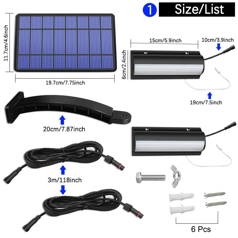 Upgraded Solar Pendant Lights Outdoor Indoor Auto On Off Solar Lamp - Dwelra