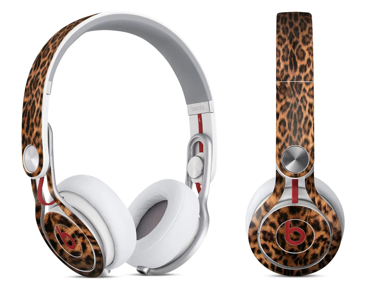 Mirrored Leopard Hide - Full Body Skin Decal Wrap Kit for Beats by Dre - Dwelra