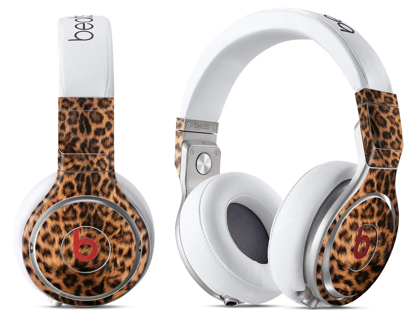 Mirrored Leopard Hide - Full Body Skin Decal Wrap Kit for Beats by Dre - Dwelra