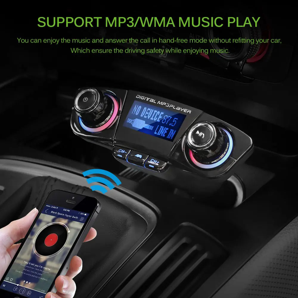 BT06 Car FM transmitter MP3 Player Audio Receiver - Dwelra