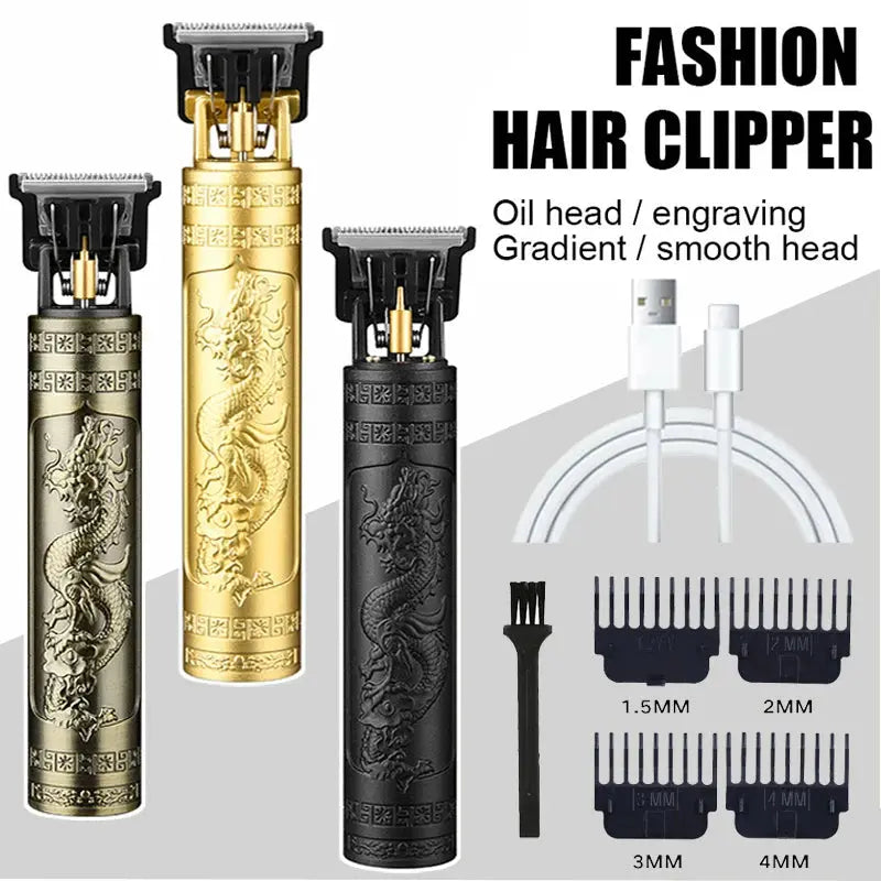 T9 Vintage Hair Trimmer USB Fast Charging Hair Cutting Machine AliExpress