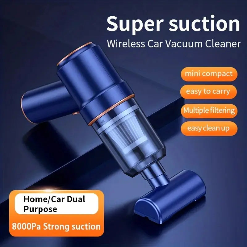 120W Cordless Handheld Vacuum Cleaner – Powerful & Portable for Car & Home