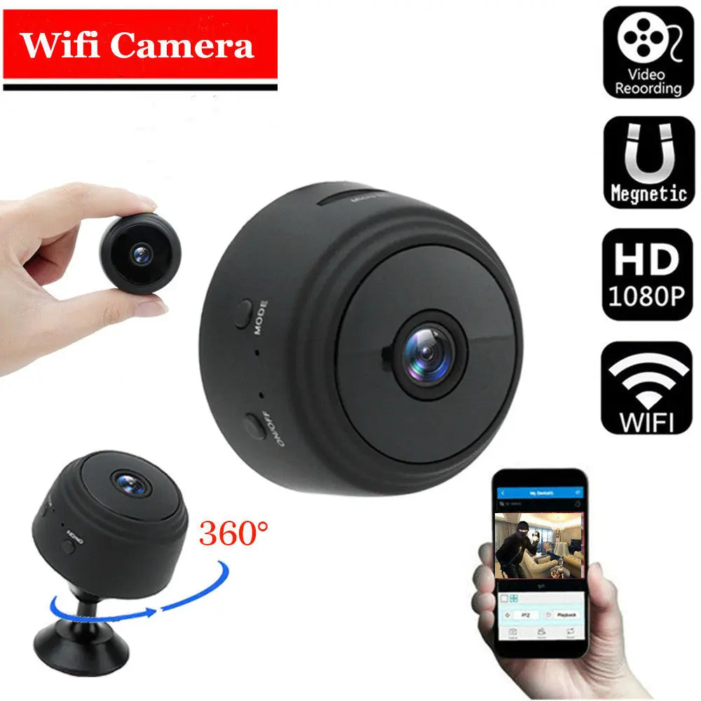 A9 HD 1080P Mini Camera Sensor Night Vision Home Security Camera Teal Simba