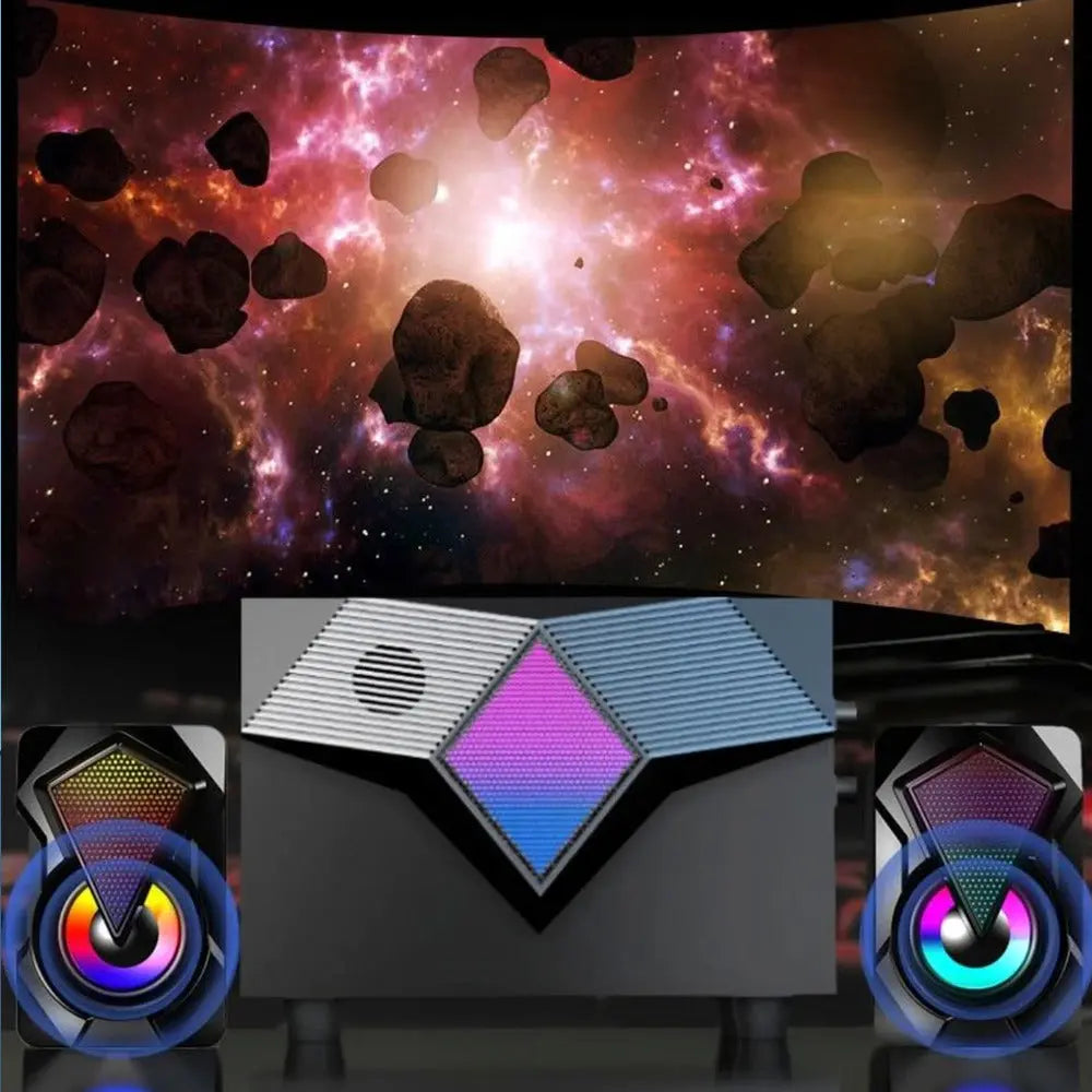 Dragon RGB Computer Gaming Speakers - Dwelra