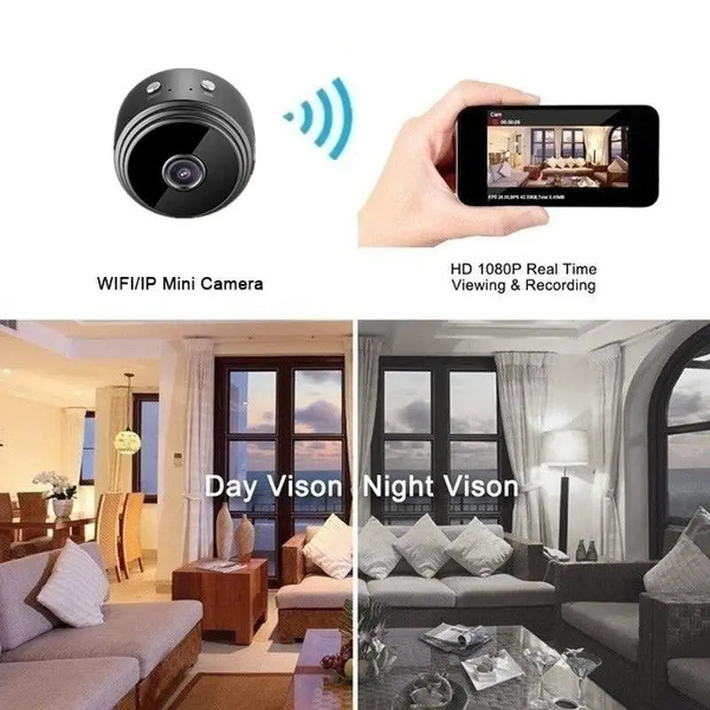 A9 HD 1080P Mini Camera Sensor Night Vision Home Security Camera Teal Simba