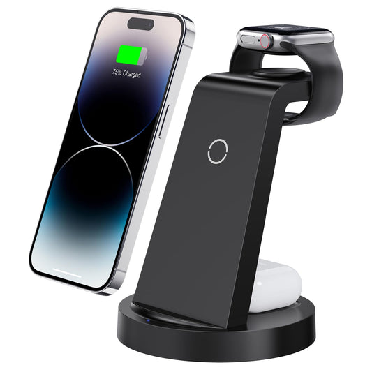 3 in 1 Charging Station for iPhone, Wireless Charger for iPhone - Dwelra