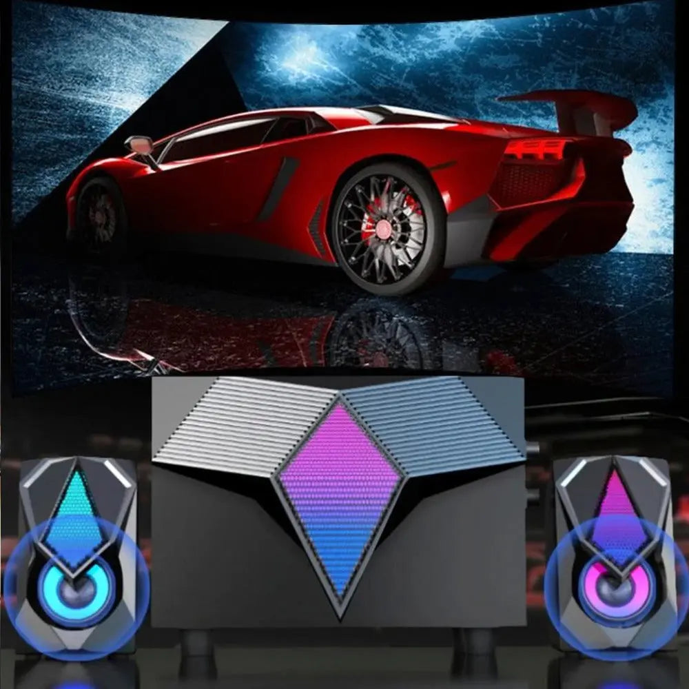 Dragon RGB Computer Gaming Speakers - Dwelra