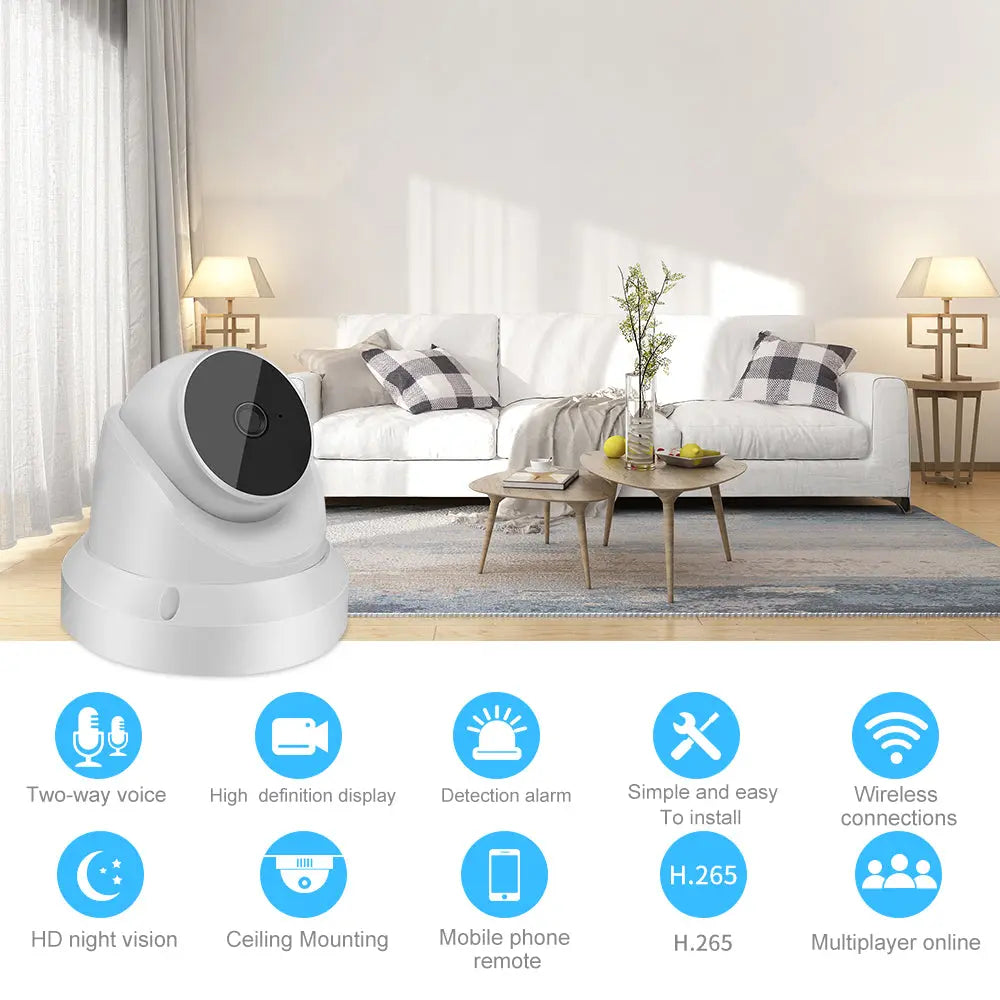 IP WiFi Camera Baby Monitor Home Security Camera Teal Simba